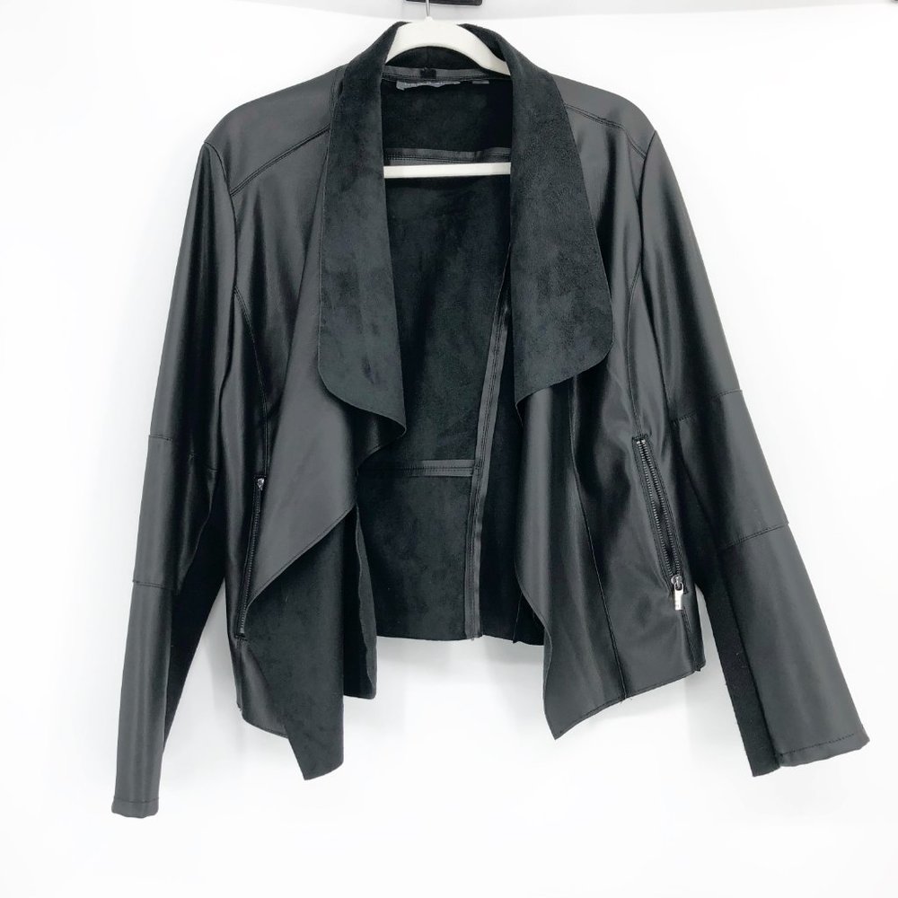 BAGATELLE Vegan Leather Cascade Moto Jacket XL - Picture 3 of 3